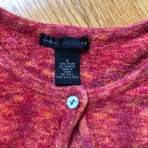 Sarah Spencer plush cardigan sweater - Picture 3 of 5